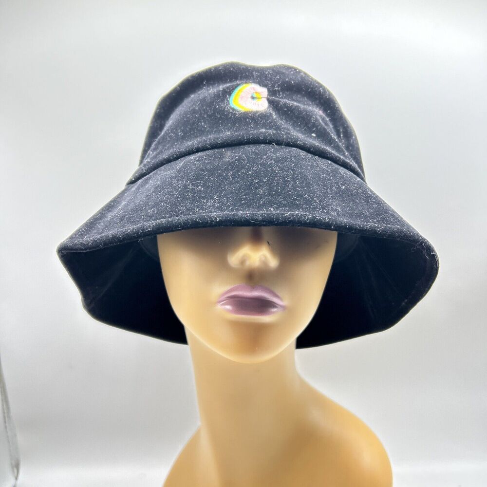 Cider Black Velvet 'C' Logo Embroidered Bucket Retro Hat‎ Adult